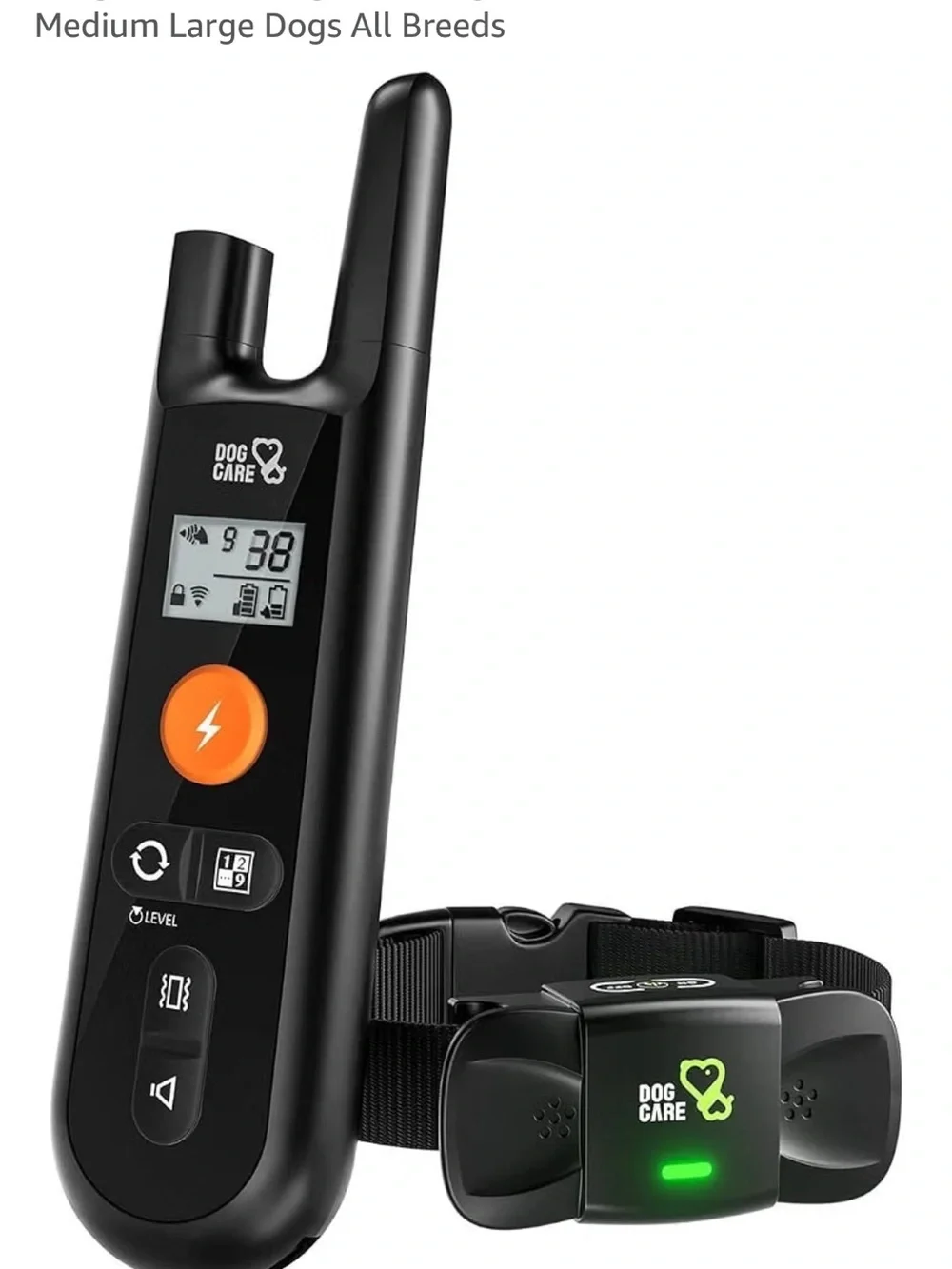 Black Remote & Collar Training System - Black